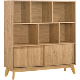 Core Living Anderson 6 Shelf Multi-Functional Display Cabinet