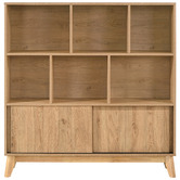 Core Living Anderson 6 Shelf Multi-Functional Display Cabinet