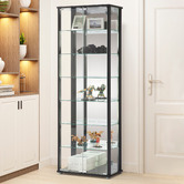 Core Living Waldo 2 Door Glass Display Cabinet