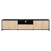 Core Living Black Lee Entertainment Unit with Drawer