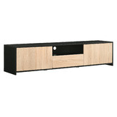 Core Living Black Lee Entertainment Unit with Drawer