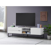 Core Living White Jeremy Large Entertainment Unit