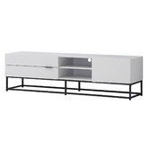 Core Living White Jeremy Large Entertainment Unit
