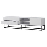 Core Living White Jeremy Large Entertainment Unit