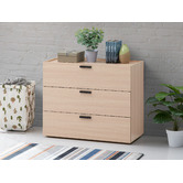 Core Living Light Oak Marriott 3 Drawer Chest