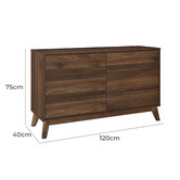 Core Living Anderson 6 Drawer Chest
