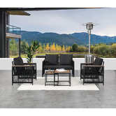 Core Living 4 Seater Roselle Outdoor Nesting Table &amp; Sofa Set