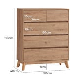 Core Living Anderson 5 Drawer Chest