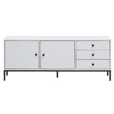 Core Living Julian 2 Door 3 Drawer Wooden Sideboard