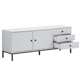 Core Living Julian 2 Door 3 Drawer Wooden Sideboard