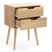 Core Living Seattle 2 Drawer Bedside Table