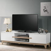Core Living White Riley Entertainment Unit