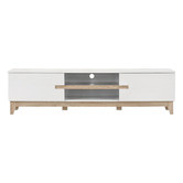 Core Living White Riley Entertainment Unit