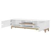 Core Living White Riley Entertainment Unit