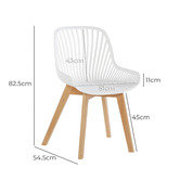 Core Living Lilly Beech Wood Chairs