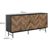 Core Living Merrick 4 Door Buffet
