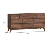 Core Living Anderson 10 Drawer Chest