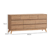 Core Living Anderson 10 Drawer Chest