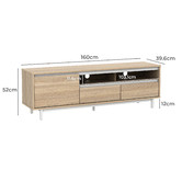 Core Living 160cm Ela Wooden TV Unit