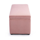 Core Living Beryl Velvet Storage Ottoman Bench