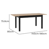 Core Living Adler Extendable Dining Table