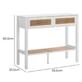 Core Living Evie 2 Drawer Console Table