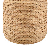 Core Living Tabitha Round Water Hyacinth Pouffe