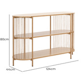 Core Living Gavin 3 Tier Bookshelf