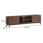 Core Living Anderson 4 Drawer TV Unit