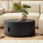 Core Living Callix Round Coffee Table with Storage