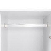 Core Living White Morana 2 Door 3 Drawer Wardrobe