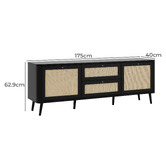 Core Living Gable 2 Door 2 Drawer TV Unit