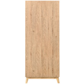 Core Living Natural Anderson 6 Shelf Bookcase
