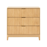 Core Living Decoris 3 Drawer Ribbed Chest