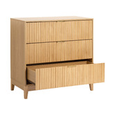 Core Living Decoris 3 Drawer Ribbed Chest