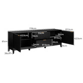 Core Living Decoris 2 Door 2 Drawer TV Unit