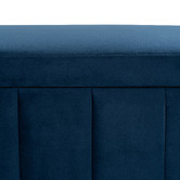 Core Living Beryl Velvet Storage Ottoman Bench