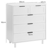 Core Living Elijah 5 Drawer Chest