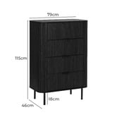 Core Living Callix 4 Drawer Chest