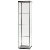 Core Living Waldo 4 Shelf Glass Display Cabinet