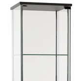 Core Living Waldo 4 Shelf Glass Display Cabinet