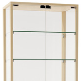 Core Living Waldo 2 Door Glass Display Cabinet