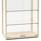 Core Living Waldo 2 Door Glass Display Cabinet