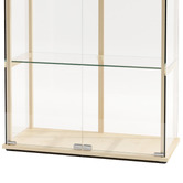 Core Living Bramwell 2 Door Glass Display Cabinet