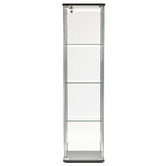 Core Living West 4 Tier Glass Display Cabinet with LED