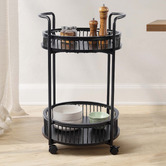 Core Living Gavin Steel Bar Cart