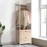 Core Living Hensley 2 Drawer Open Wardrobe