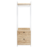 Core Living Hensley 2 Drawer Open Wardrobe