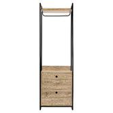 Core Living Hensley 2 Drawer Open Wardrobe