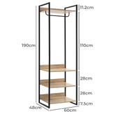 Core Living Hensley Open Wardrobe
